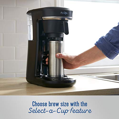 Mr. Coffee Coffee Maker, Programmable Coffee Machine for Single Serve or Carafe Coffee, 10 Cups, Black - My Kitchen Products
