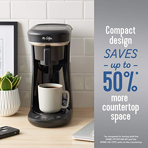 Mr. Coffee Coffee Maker, Programmable Coffee Machine for Single Serve or Carafe Coffee, 10 Cups, Black - My Kitchen Products