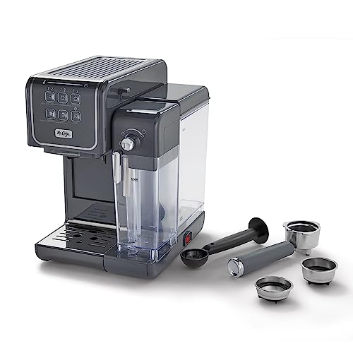 Mr. Coffee One-Touch CoffeeHouse+ Espresso, Cappuccino, and Latte Maker Home Coffee Machine with 19-Bar Italian Pump, and Milk Frother Ideal for Latte, Espresso, and Coffee Lovers - My Kitchen Products