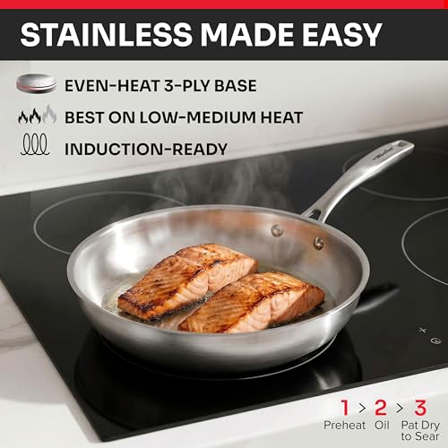 Mueller 17-Piece Stainless Steel Pots and Pans Set – Tri-Ply Ultra-Clad Pro Cookware Set, Induction Ready, Oven Safe, Even-Heat Aluminum Core, Includes Skillets, Saucepans, Dutch Oven, Stockpot - My Kitchen Products