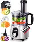 Mueller Ultra Prep Food Processor Chopper for Dicing, Slicing, Shredding, Mincing, and Pureeing, Food Chopper for Vegetables, Meat, Grains, Nuts, 8 Cup, Silver - My Kitchen Products