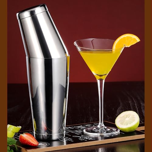 Mwellewm Cocktail Shaker Set Bartender Kit, 12 Pcs Boston Drink Shaker with Strainer Bartending Martini Shaker Tin with 18oz & 28oz Mixed Alcohol Shaker Stainless Steel Bar Tool for Beginner - My Kitchen Products