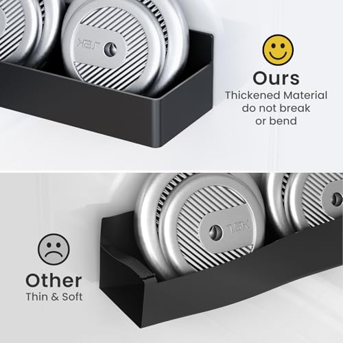 Mystozer Magnetic Spice Rack for Refrigerator, Kitchen Organizer and Storage Shelf, Black (4 Pack)… - My Kitchen Products