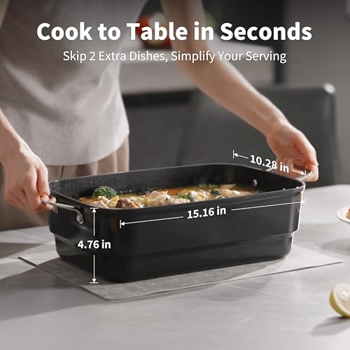 N21NA Pro Slow Cooker 10 Quart, 8-in-1 Programmable PFOA-Free Ceramic Coated Multi-Cooker with Grill Pan, Steaming Plate (Includes Silicone Spoon & Tongs) - My Kitchen Products
