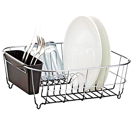 Neat-O Deluxe Chrome-Plated Steel Small Dish Drainers (Black) - My Kitchen Products