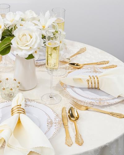 Nervure 24 Pack Plastic Champagne Flutes - 6 Oz Clear Disposable Champagne Flutes - Square Plastic Toasting Glasses for Party Birthday Anniversary Wedding - My Kitchen Products