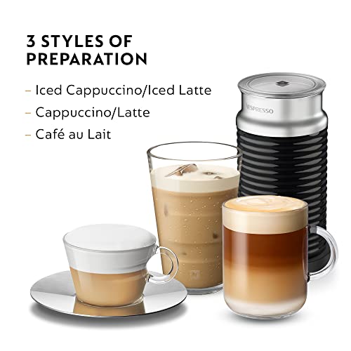Nespresso Aeroccino 3 Milk Frother, Black, Steel - My Kitchen Products