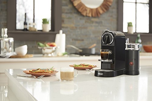 Nespresso CitiZ Coffee and Espresso Machine by De'Longhi with Milk Frother, Black, 9.3 x 14.6 x 10.9 inches - My Kitchen Products
