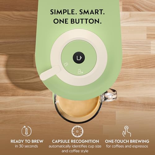 Nespresso Limited-Edition Vertuo Pop+ Coffee and Espresso Maker by Breville, Pistachio - My Kitchen Products