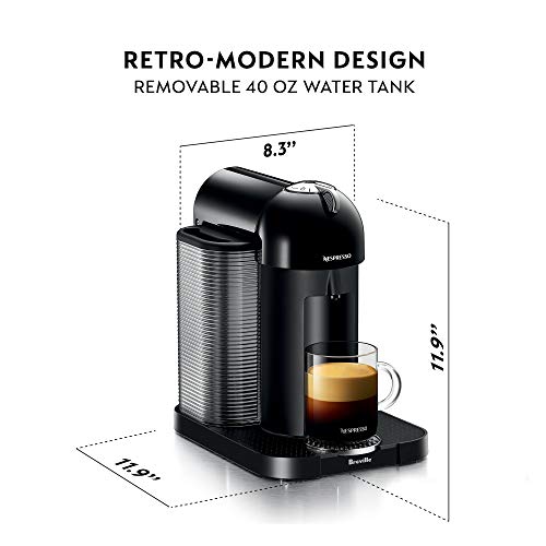 Nespresso Vertuo Coffee and Espresso Maker by Breville, Black - My Kitchen Products