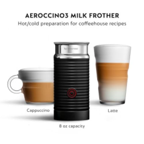 Nespresso Vertuo Coffee and Espresso Maker by Breville, Chrome with Aeroccino Milk Frother - My Kitchen Products