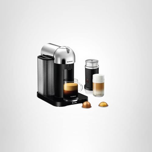 Nespresso Vertuo Coffee and Espresso Maker by Breville, Chrome with Aeroccino Milk Frother - My Kitchen Products