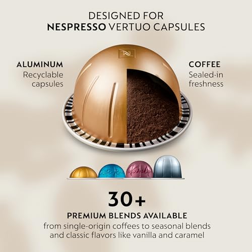 Nespresso Vertuo Plus Coffee and Espresso Maker by Breville, Grey - My Kitchen Products