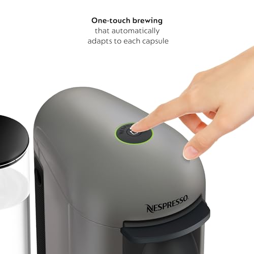 Nespresso Vertuo Plus Coffee and Espresso Maker by Breville, Grey - My Kitchen Products
