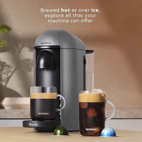 Nespresso Vertuo Plus Coffee and Espresso Maker by Breville, Grey - My Kitchen Products