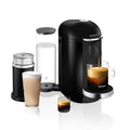 Nespresso Vertuo Plus Deluxe Coffee and Espresso Maker by Breville, Piano Black with Aeroccino Milk Frother - My Kitchen Products