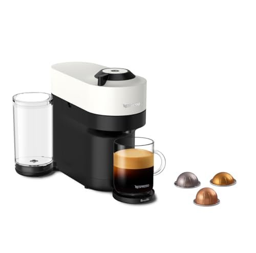 Nespresso Vertuo Pop+ Coffee and Espresso Maker by Breville, Coconut White - My Kitchen Products