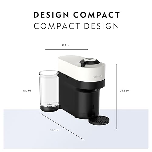 Nespresso Vertuo Pop+ Coffee and Espresso Maker by Breville, Coconut White - My Kitchen Products