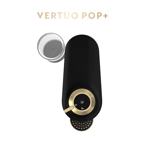 Nespresso Vertuo Pop+ Coffee and Espresso Maker by Breville, Matte Black Gold - My Kitchen Products
