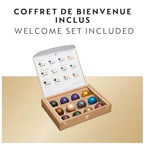 Nespresso Vertuo Pop+ Coffee and Espresso Maker by Breville, Matte Black Gold - My Kitchen Products