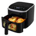 NEWBULIG Air Fryer，4QT Small AirFryer with Easy View Window and Interior Light, Digital Touchscreen with 8 Presets for Custom Cooking, Nonstick and Dishwasher Safe Basket, Black - My Kitchen Products
