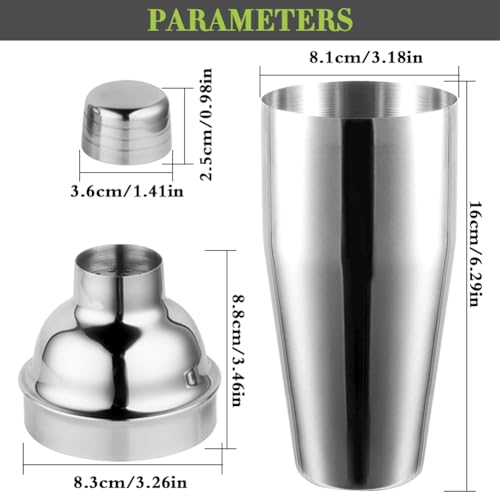 NewGF Cocktail Shaker,24oz Drink Mixer with Built-in Strainer for Mixing Drinks Margaritas,Beginner Friendly Stainless Steel Mixer Bar Utensil Tool - My Kitchen Products