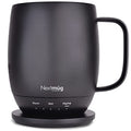 Nextmug - Temperature-Controlled, Self-Heating Coffee Mug (Black - 14 oz.) - My Kitchen Products