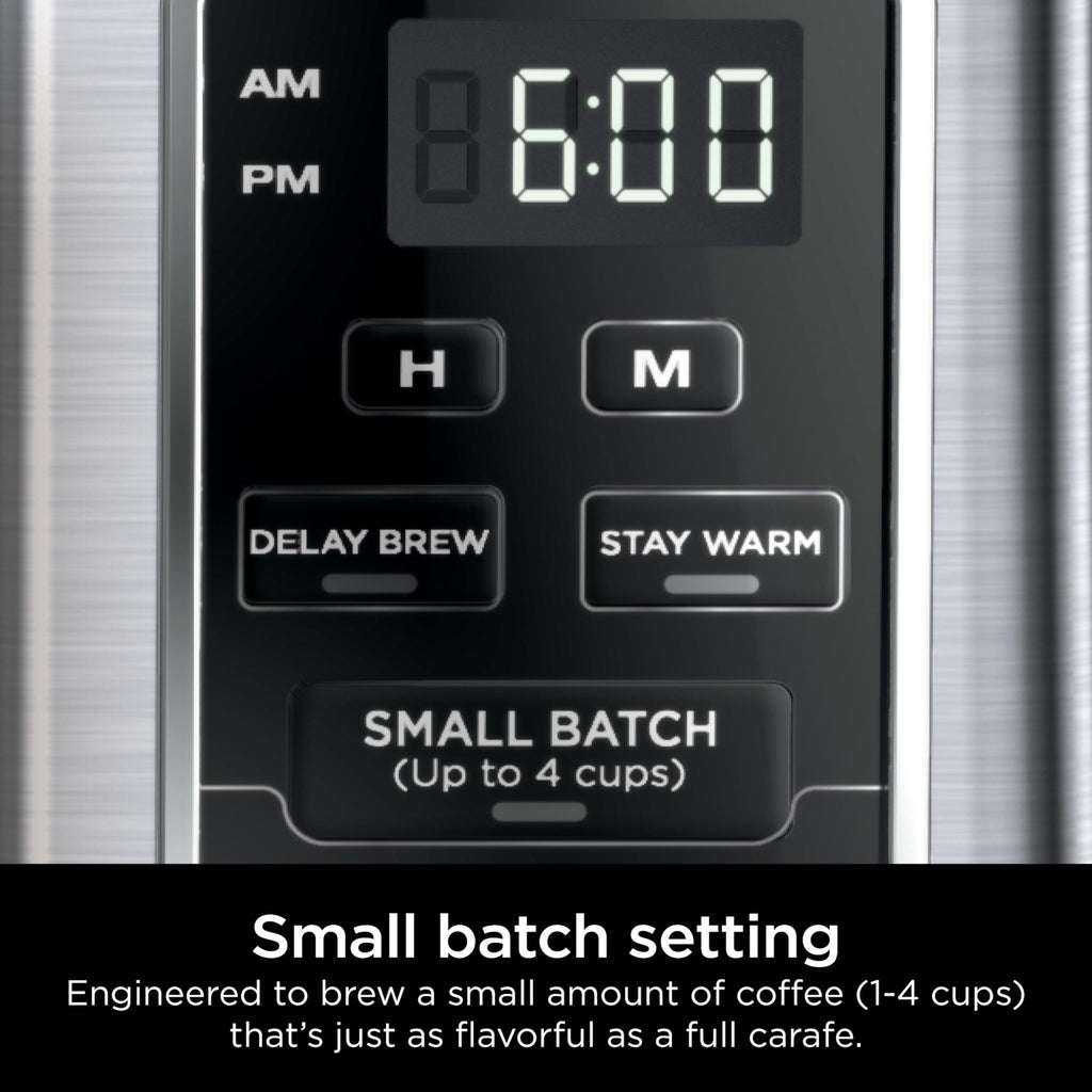 Ninja 12-Cup Programmable Coffee Brewer, 2 Brew Styles, Adjustable Warm Plate, 60oz Water Reservoir, Delay Brew - Black/Stainless Steel - My Kitchen Products