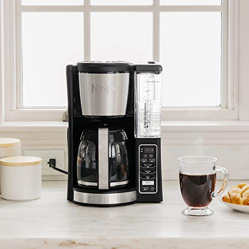 Ninja 12-Cup Programmable Coffee Maker with Classic and Rich Brews, 60 oz. Water Reservoir, and Thermal Flavor Extraction (CE201), Black/Stainless Steel - My Kitchen Products
