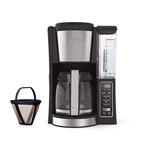 Ninja 12-Cup Programmable Coffee Maker with Classic and Rich Brews, 60 oz. Water Reservoir, and Thermal Flavor Extraction (CE201), Black/Stainless Steel - My Kitchen Products