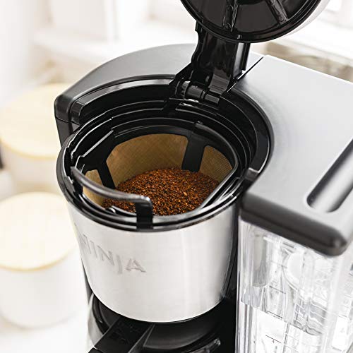 Ninja 12-Cup Programmable Coffee Maker with Classic and Rich Brews, 60 oz. Water Reservoir, and Thermal Flavor Extraction (CE201), Black/Stainless Steel - My Kitchen Products