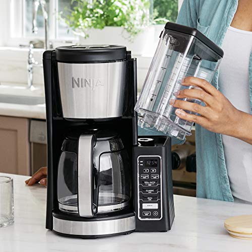 Ninja 12-Cup Programmable Coffee Maker with Classic and Rich Brews, 60 oz. Water Reservoir, and Thermal Flavor Extraction (CE201), Black/Stainless Steel - My Kitchen Products