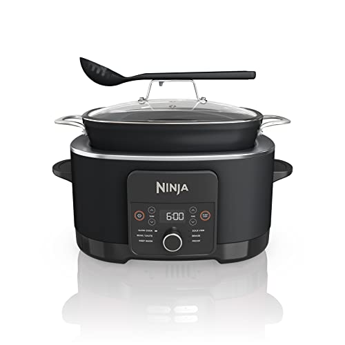 Ninja® 12-in-1 PossibleCooker™ PLUS | 8.5-qt - Sous Vide & Proof Multi-Cooker | Slow Cooker, Dutch Oven & More | Glass Lid & Integrated Spoon | Nonstick | Oven Safe Pot to 500°F | Black | MC1010 - My Kitchen Products