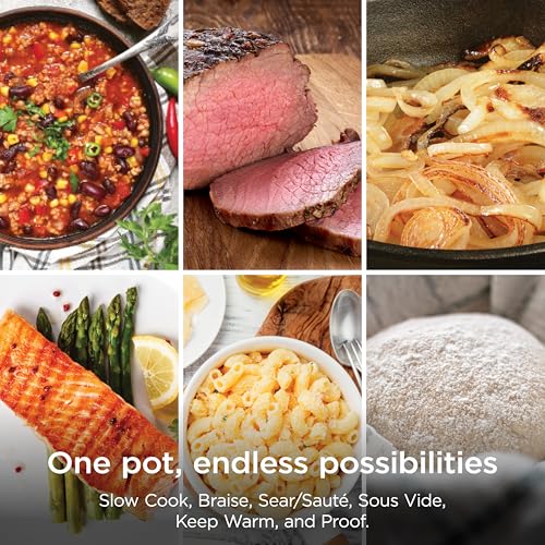 Ninja® 12-in-1 PossibleCooker™ PLUS | 8.5-qt - Sous Vide & Proof Multi-Cooker | Slow Cooker, Dutch Oven & More | Glass Lid & Integrated Spoon | Nonstick | Oven Safe Pot to 500°F | Black | MC1010 - My Kitchen Products