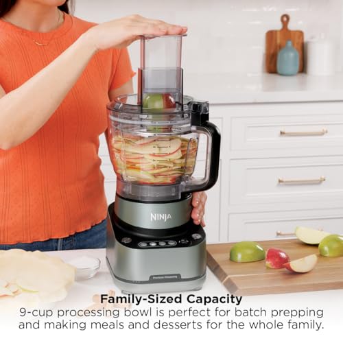 Ninja 9-Cup Food Processor for Kitchen, 1000PW motor, 9-Cup Processing Bowl, Multiple Blades and Adjustable Speed, for Chopping and Slicing Vegetables, Pureeing, and Mixing Dough, BZ601 - My Kitchen Products