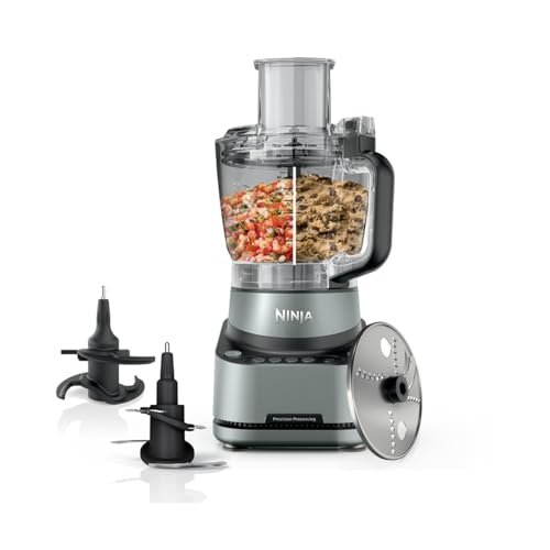 Ninja 9-Cup Food Processor for Kitchen, 1000PW motor, 9-Cup Processing Bowl, Multiple Blades and Adjustable Speed, for Chopping and Slicing Vegetables, Pureeing, and Mixing Dough, BZ601 - My Kitchen Products