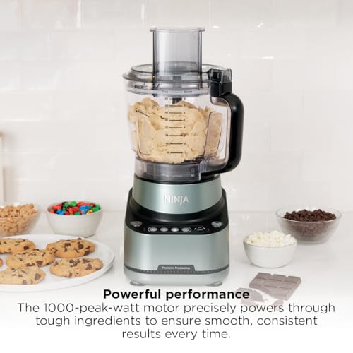 Ninja 9-Cup Food Processor for Kitchen, 1000PW motor, 9-Cup Processing Bowl, Multiple Blades and Adjustable Speed, for Chopping and Slicing Vegetables, Pureeing, and Mixing Dough, BZ601 - My Kitchen Products