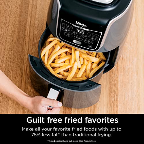 Ninja AF161 Max XL Air Fryer that Cooks, Crisps, Roasts, Bakes, Reheats and Dehydrates, with 5.5 Quart Capacity, and a High Gloss Finish, Grey - My Kitchen Products