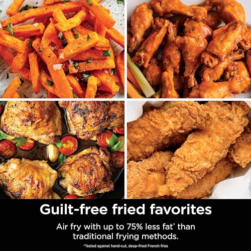 Ninja Air Fryer, 10QT DoubleStack XL 2-Basket, Compact Design, Cooks 5lb Whole Chicken, Feeds Up to 8 People, 6-in-1 Air Fryer, Roast, Bake & More, Easy to Clean, Dishwasher Safe Parts, Grey, SL401 - My Kitchen Products