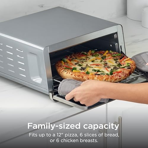 Ninja Air Fryer Toaster Oven Combo | 8-in-1 Functionality | Flip Up & Away for Storage Space | Air Fry Basket, Sheet Pan, Wire Rack & Removable Crumb Tray |1800 Watt | Stainless Steel | SP151 - My Kitchen Products