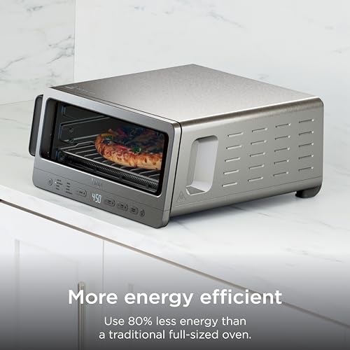 Ninja Air Fryer Toaster Oven Combo | 8-in-1 Functionality | Flip Up & Away for Storage Space | Air Fry Basket, Sheet Pan, Wire Rack & Removable Crumb Tray |1800 Watt | Stainless Steel | SP151 - My Kitchen Products