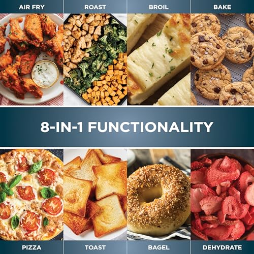 Ninja Air Fryer Toaster Oven Combo | 8-in-1 Functionality | Flip Up & Away for Storage Space | Air Fry Basket, Sheet Pan, Wire Rack & Removable Crumb Tray |1800 Watt | Stainless Steel | SP151 - My Kitchen Products