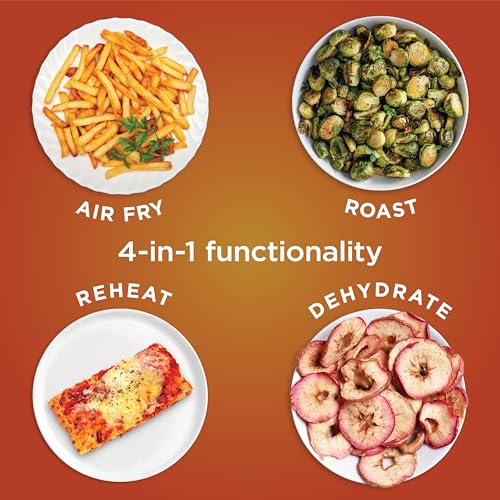 Ninja Air Fryer with Air Crisp | 5 QT Capacity fits up to 4lbs of Fries | 4-in-1 Pro Air Fry, Roast, Reheat, Dehydrate | 400°F Max Temp | 1750 Watts | W/Nonstick Basket & Crisper Plate | Grey | AF141 - My Kitchen Products