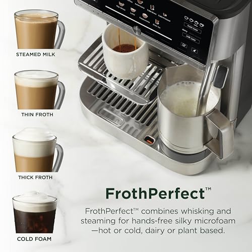 Ninja AutoBarista Fully Automatic Espresso Machine | 10 One Touch Hot & Iced Drink Options, Built-in Coffee Grinder, Milk Frother | Easy Self-Clean | Latte, Cappuccino, Cold Brew – AE1001 - My Kitchen Products
