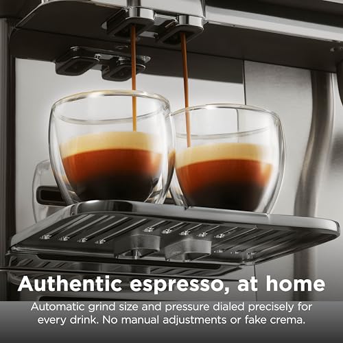 Ninja AutoBarista Fully Automatic Espresso Machine | 10 One Touch Hot & Iced Drink Options, Built-in Coffee Grinder, Milk Frother | Easy Self-Clean | Latte, Cappuccino, Cold Brew – AE1001 - My Kitchen Products