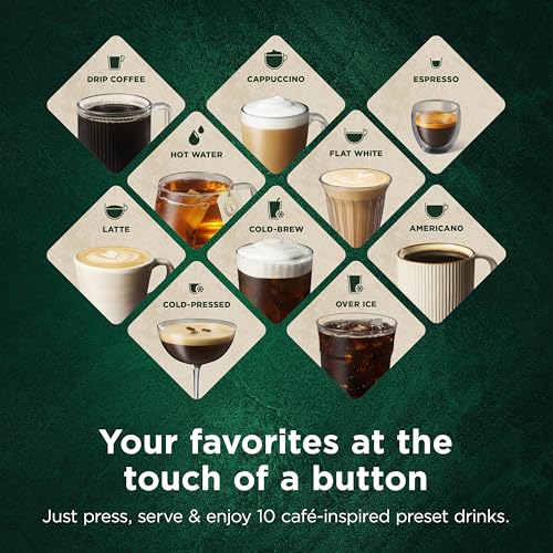 Ninja AutoBarista Fully Automatic Espresso Machine | 10 One Touch Hot & Iced Drink Options, Built-in Coffee Grinder, Milk Frother | Easy Self-Clean | Latte, Cappuccino, Cold Brew – AE1001 - My Kitchen Products