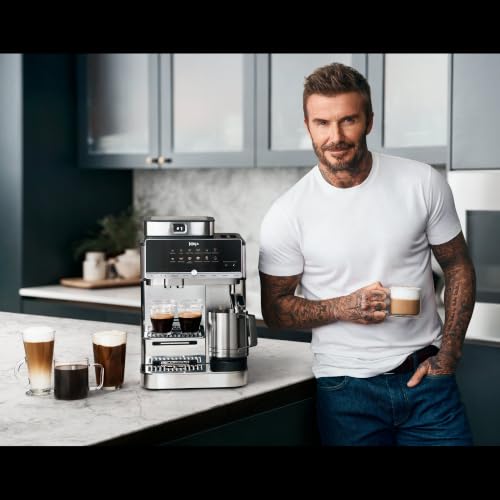 Ninja AutoBarista Fully Automatic Espresso Machine | 10 One Touch Hot & Iced Drink Options, Built-in Coffee Grinder, Milk Frother | Easy Self-Clean | Latte, Cappuccino, Cold Brew – AE1001 - My Kitchen Products