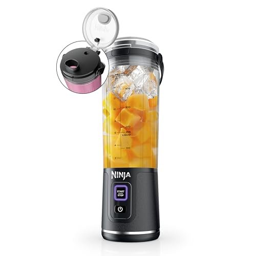 Ninja Blast Portable Blender, Cordless, 18oz. Vessel, Personal Blender For-Shakes and Smoothies, BPA