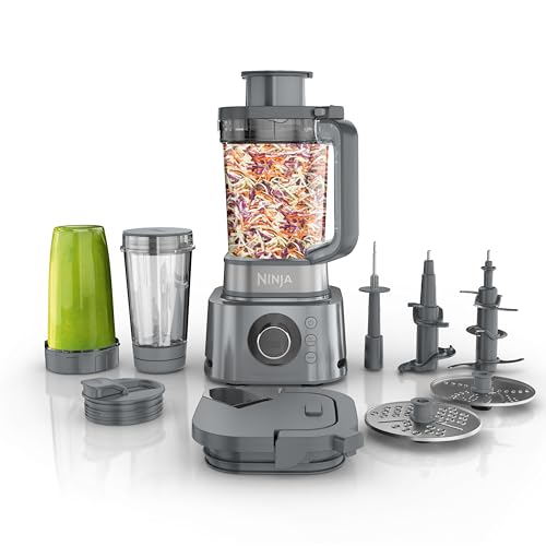 Ninja Blender & Food Processor Combo, Foodi Power Blender System for Smoothies, Bowls, Spreads & Shakes, 6 Functions, 72-oz Pitcher, To-Go Cups, Silver, SS401 - My Kitchen Products