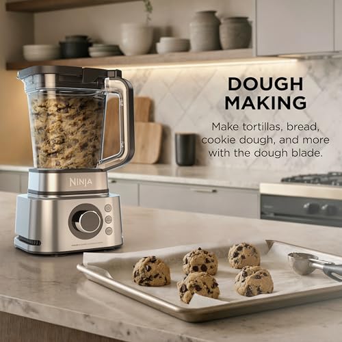 Ninja Blender & Food Processor Combo, Foodi Power Blender System for Smoothies, Bowls, Spreads & Shakes, 6 Functions, 72-oz Pitcher, To-Go Cups, Silver, SS401 - My Kitchen Products
